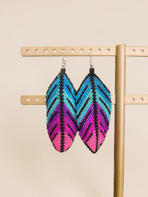 Beaded Earring Aurora Sky