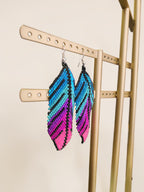 Beaded Earring Aurora Sky