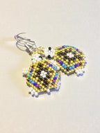 Beaded Turtle Earrings