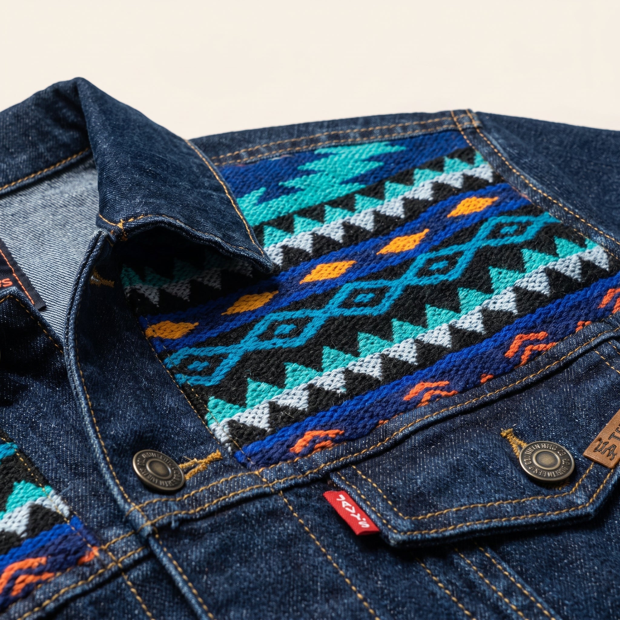 Embroidered Denim Jacket