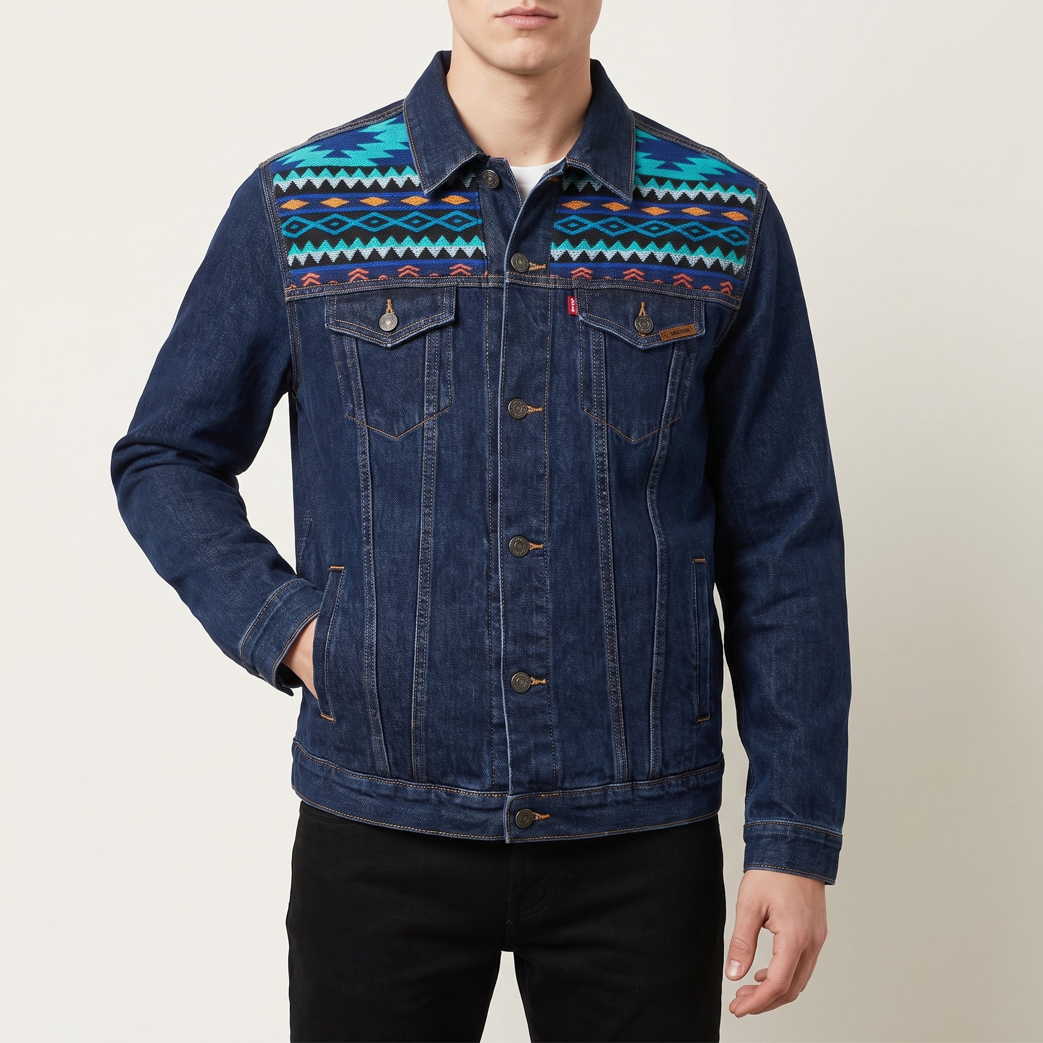 Embroidered Denim Jacket